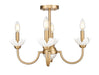 Z-Lite Canada - Four Light Semi Flush Mount - Allistair - Modern Gold- Union Lighting Luminaires Decor