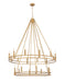 Z-Lite Canada - 20 Light Chandelier - Dennison - Signature Brass- Union Lighting Luminaires Decor