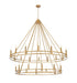 Z-Lite Canada - 28 Light Chandelier - Dennison - Signature Brass- Union Lighting Luminaires Decor