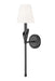 Z-Lite Canada - One Light Wall Sconce - Claudelle - Matte Black- Union Lighting Luminaires Decor