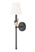 Z-Lite Canada - One Light Wall Sconce - Claudelle - Matte Black + Modern Gold- Union Lighting Luminaires Decor