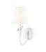 Z-Lite Canada - One Light Wall Sconce - Claudelle - Tundra White- Union Lighting Luminaires Decor