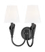 Z-Lite Canada - Two Light Wall Sconce - Claudelle - Matte Black- Union Lighting Luminaires Decor