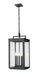 Z-Lite Canada - Five Light Outdoor Chain Mount Ceiling Fixture - Hartwell - Sand Black- Union Lighting Luminaires Decor