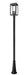 Z-Lite Canada - Four Light Outdoor Post Mount - Hartwell - Sand Black- Union Lighting Luminaires Decor