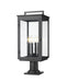 Z-Lite Canada - Four Light Outdoor Pier Mounted - Hartwell - Sand Black- Union Lighting Luminaires Decor