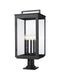 Z-Lite Canada - Five Light Outdoor Pier Mount - Hartwell - Sand Black- Union Lighting Luminaires Decor