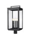 Z-Lite Canada - Five Light Outdoor Post Mount - Hartwell - Sand Black- Union Lighting Luminaires Decor
