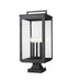 Z-Lite Canada - Five Light Outdoor Pier Mount - Hartwell - Sand Black- Union Lighting Luminaires Decor