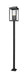 Z-Lite Canada - Six Light Outdoor Post Mount - Hartwell - Sand Black- Union Lighting Luminaires Decor