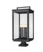 Z-Lite Canada - Six Light Outdoor Pier Mount - Hartwell - Sand Black- Union Lighting Luminaires Decor