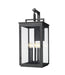 Z-Lite Canada - Five Light Outdoor Wall Mount - Hartwell - Sand Black- Union Lighting Luminaires Decor