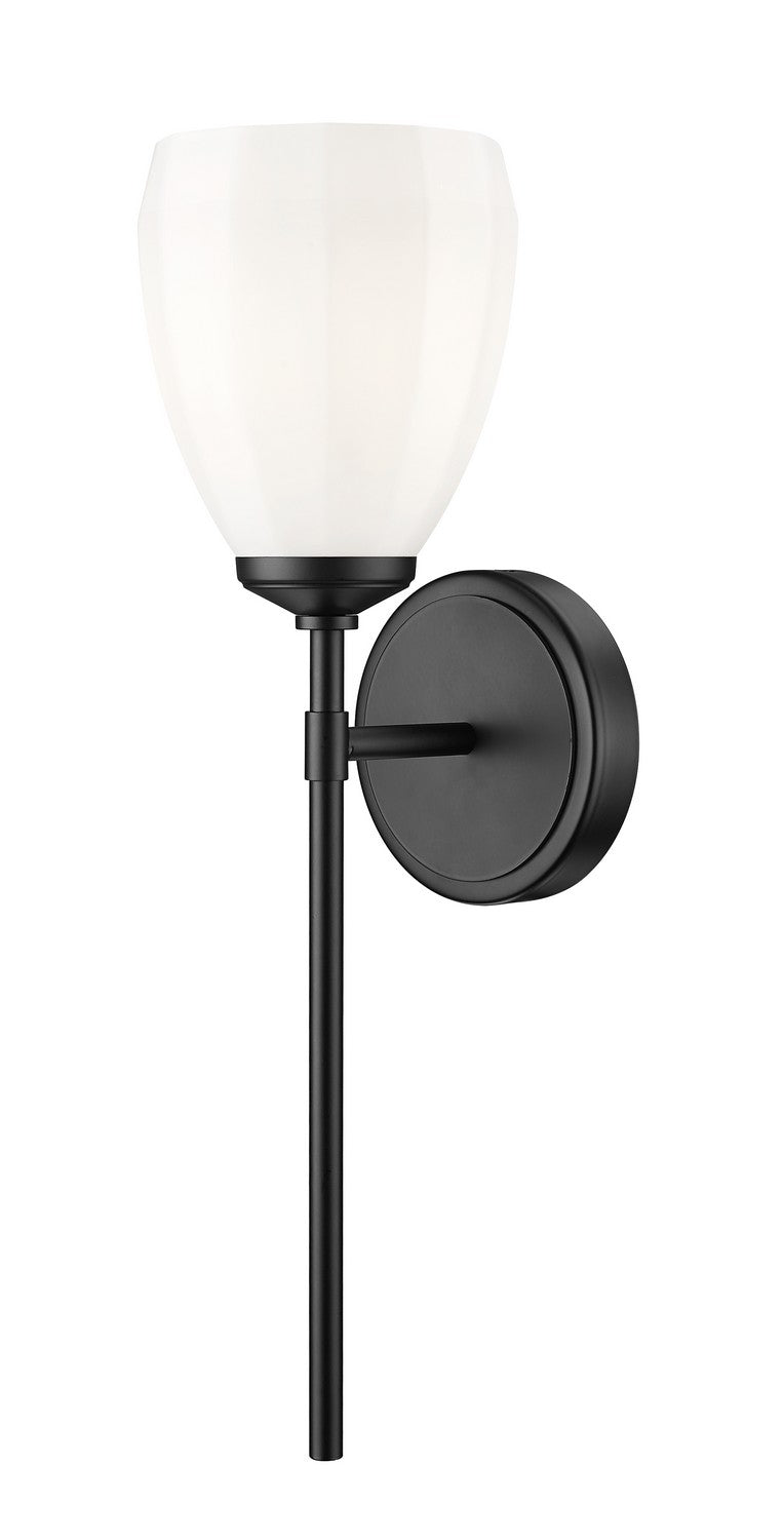Z-Lite Canada - One Light Wall Sconce - Oren - Matte Black- Union Lighting Luminaires Decor