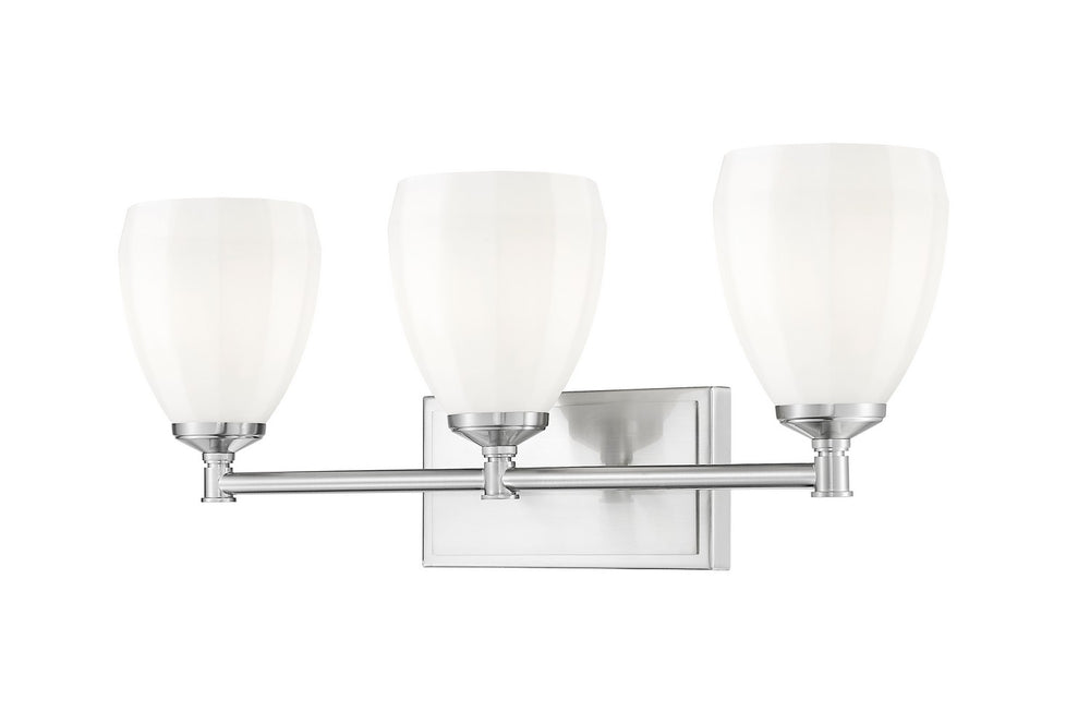 Z-Lite Canada - Three Light Vanity - Oren - Brushed Nickel- Union Lighting Luminaires Decor