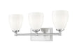 Z-Lite Canada - Three Light Vanity - Oren - Brushed Nickel- Union Lighting Luminaires Decor