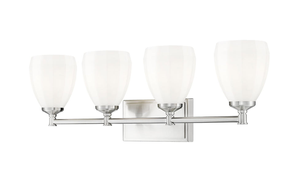 Z-Lite Canada - Four Light Vanity - Oren - Brushed Nickel- Union Lighting Luminaires Decor