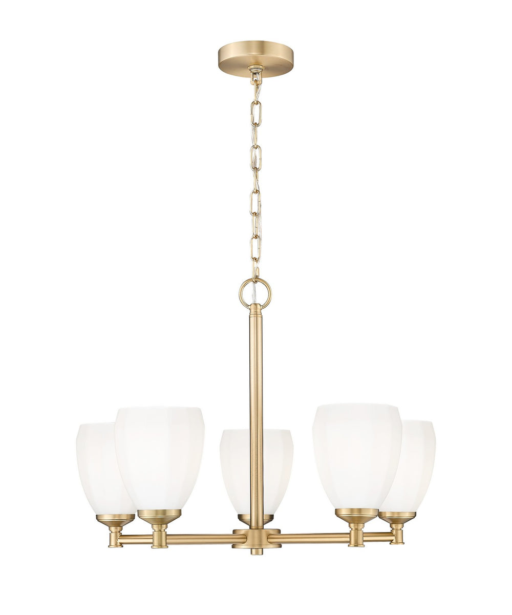 Z-Lite Canada - Five Light Chandelier - Oren - Modern Gold- Union Lighting Luminaires Decor