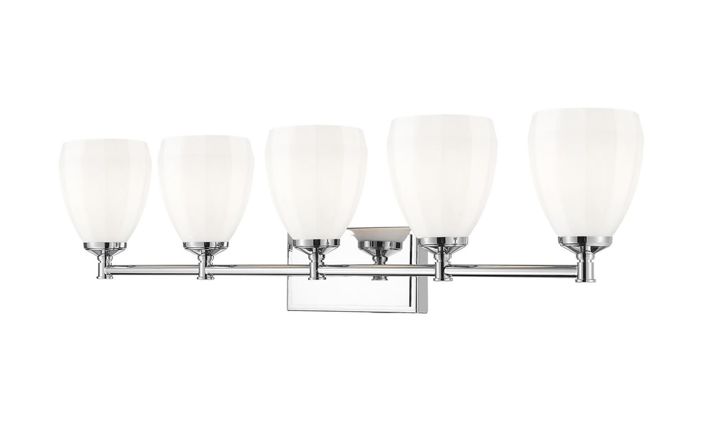 Z-Lite Canada - Five Light Vanity - Oren - Chrome- Union Lighting Luminaires Decor