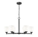 Z-Lite Canada - Six Light Chandelier - Oren - Matte Black- Union Lighting Luminaires Decor