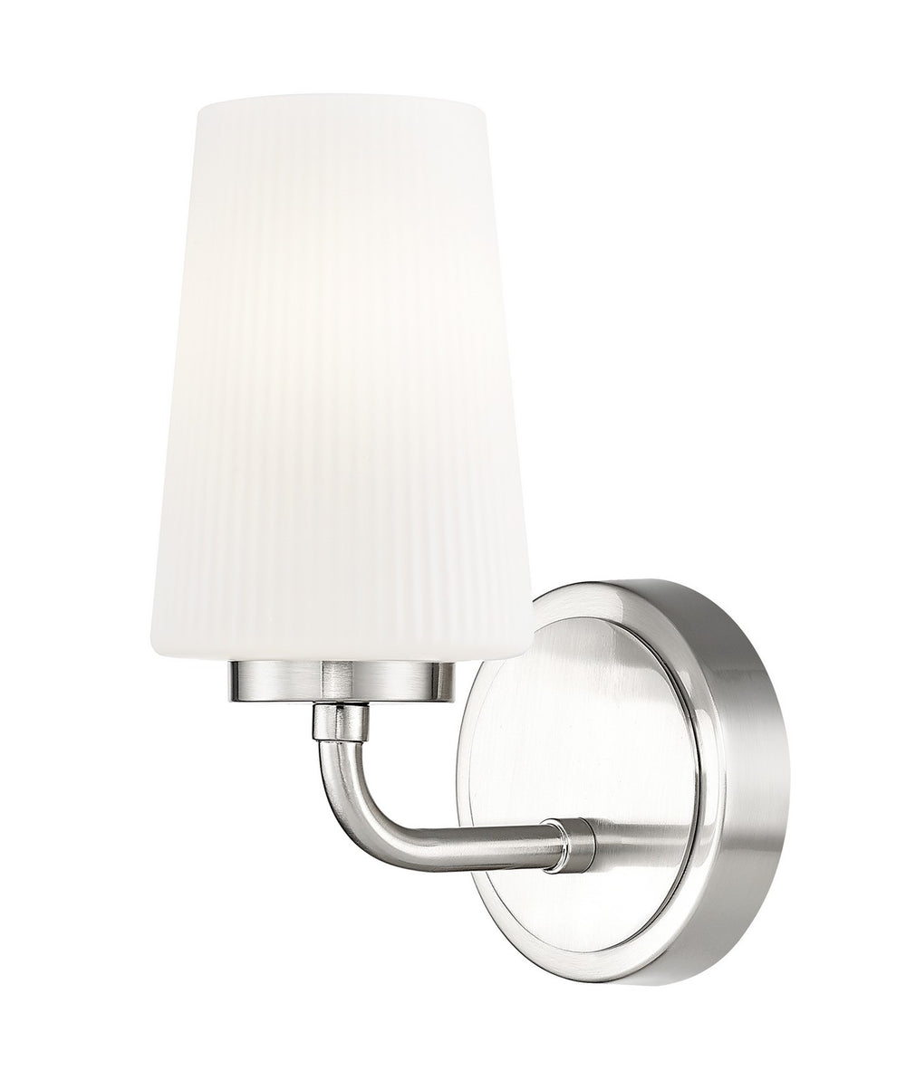 Z-Lite Canada - One Light Wall Sconce - Montford - Brushed Nickel- Union Lighting Luminaires Decor