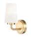 Z-Lite Canada - One Light Wall Sconce - Montford - Modern Gold- Union Lighting Luminaires Decor