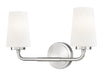 Z-Lite Canada - Two Light Vanity - Montford - Brushed Nickel- Union Lighting Luminaires Decor