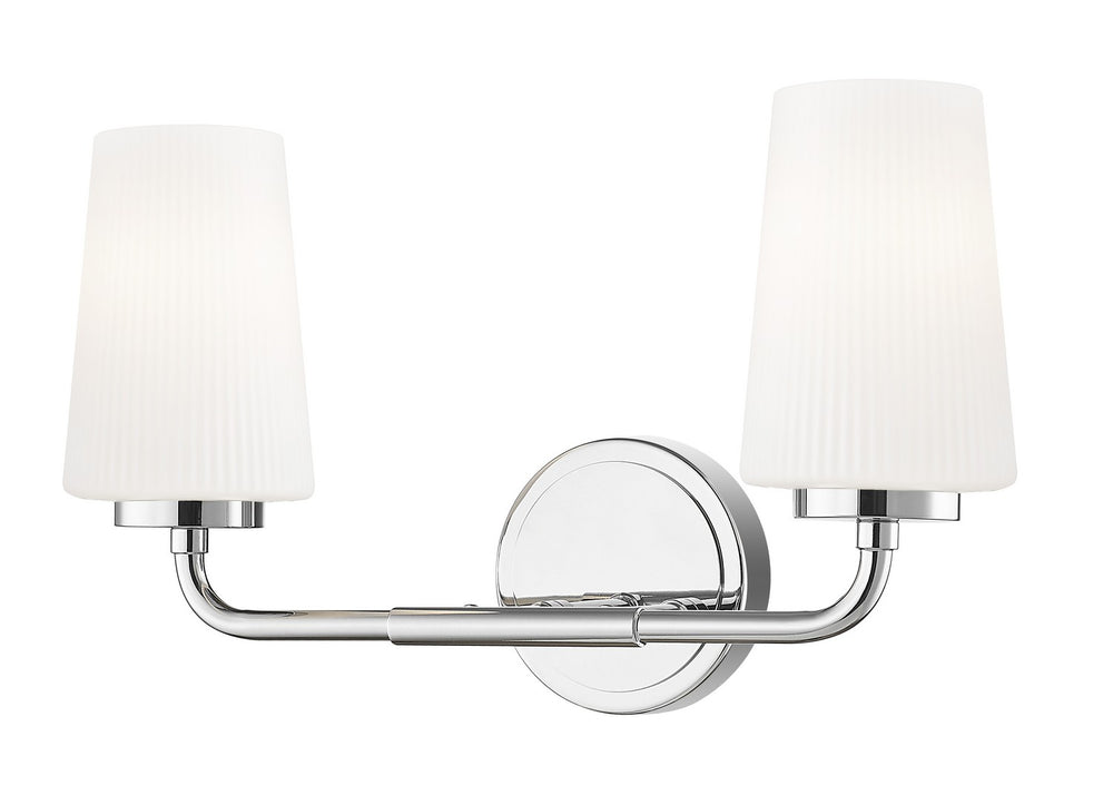 Z-Lite Canada - Two Light Vanity - Montford - Chrome- Union Lighting Luminaires Decor