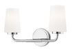 Z-Lite Canada - Two Light Vanity - Montford - Chrome- Union Lighting Luminaires Decor