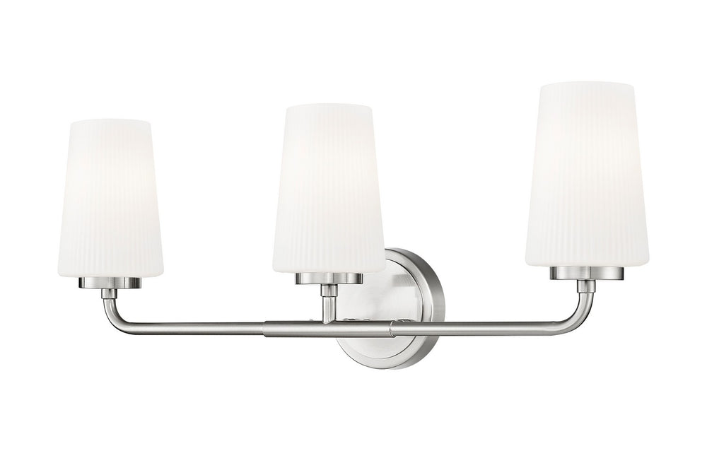 Z-Lite Canada - Three Light Vanity - Montford - Brushed Nickel- Union Lighting Luminaires Decor