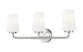Z-Lite Canada - Three Light Vanity - Montford - Brushed Nickel- Union Lighting Luminaires Decor