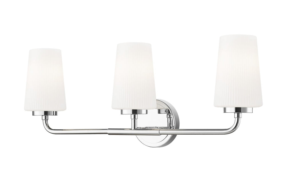 Z-Lite Canada - Three Light Vanity - Montford - Chrome- Union Lighting Luminaires Decor
