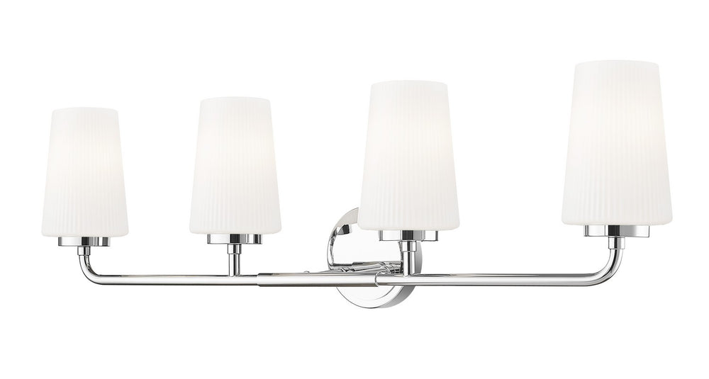 Z-Lite Canada - Four Light Vanity - Montford - Chrome- Union Lighting Luminaires Decor