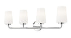 Z-Lite Canada - Four Light Vanity - Montford - Chrome- Union Lighting Luminaires Decor