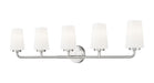 Z-Lite Canada - Five Light Vanity - Montford - Brushed Nickel- Union Lighting Luminaires Decor