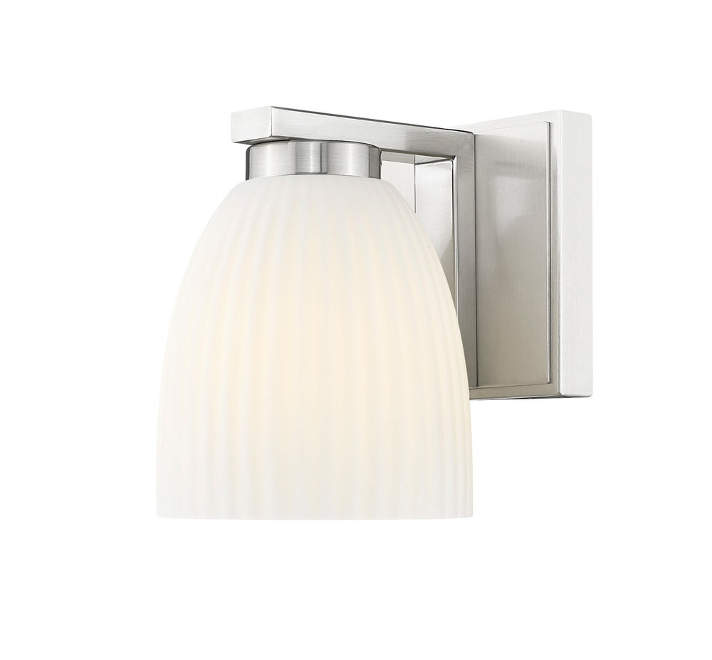 Z-Lite Canada - One Light Wall Sconce - Naya - Brushed Nickel- Union Lighting Luminaires Decor