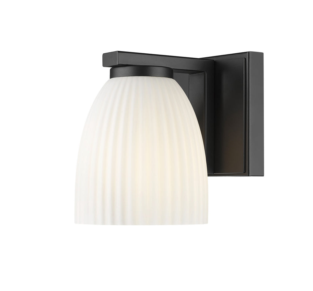 Z-Lite Canada - One Light Wall Sconce - Naya - Matte Black- Union Lighting Luminaires Decor