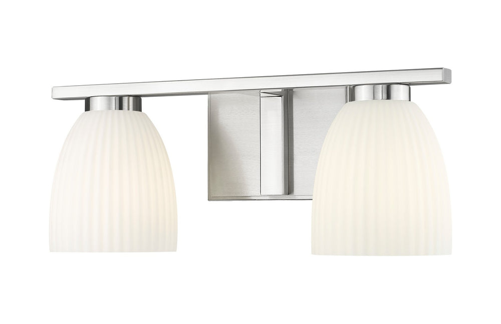 Z-Lite Canada - Two Light Vanity - Naya - Brushed Nickel- Union Lighting Luminaires Decor