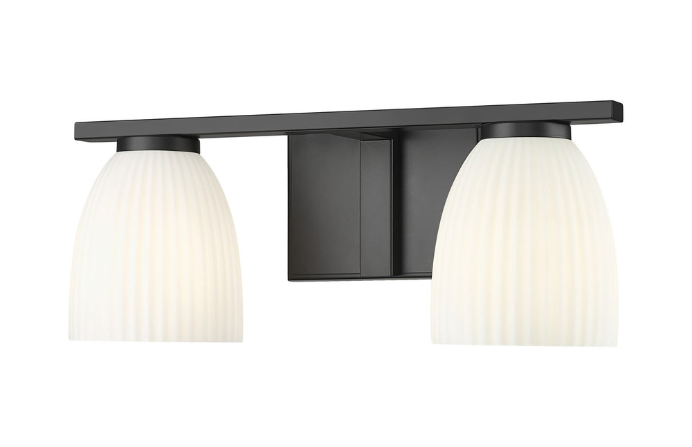 Z-Lite Canada - Two Light Vanity - Naya - Matte Black- Union Lighting Luminaires Decor