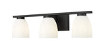 Z-Lite Canada - Three Light Vanity - Naya - Matte Black- Union Lighting Luminaires Decor