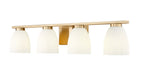 Z-Lite Canada - Four Light Vanity - Naya - Modern Gold- Union Lighting Luminaires Decor