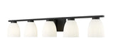 Z-Lite Canada - Five Light Vanity - Naya - Matte Black- Union Lighting Luminaires Decor