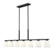 Z-Lite Canada - Seven Light Linear Chandelier - Naya - Matte Black- Union Lighting Luminaires Decor