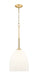 Z-Lite Canada - One Light Pendant - Naya - Modern Gold- Union Lighting Luminaires Decor
