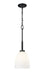 Z-Lite Canada - One Light Pendant - Naya - Matte Black- Union Lighting Luminaires Decor
