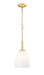 Z-Lite Canada - One Light Pendant - Naya - Modern Gold- Union Lighting Luminaires Decor