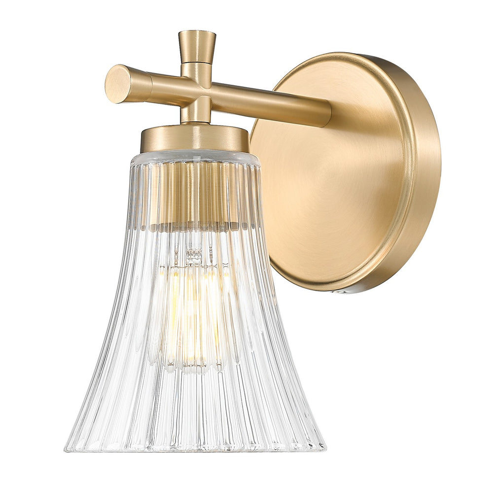 Z-Lite Canada - One Light Wall Sconce - Belle - Modern Gold- Union Lighting Luminaires Decor