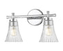 Z-Lite Canada - Two Light Vanity - Belle - Chrome- Union Lighting Luminaires Decor