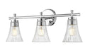 Z-Lite Canada - Three Light Vanity - Belle - Chrome- Union Lighting Luminaires Decor