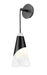 Z-Lite Canada - One Light Wall Sconce - Aimie - Matte Black- Union Lighting Luminaires Decor
