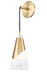 Z-Lite Canada - One Light Wall Sconce - Aimie - Modern Gold- Union Lighting Luminaires Decor